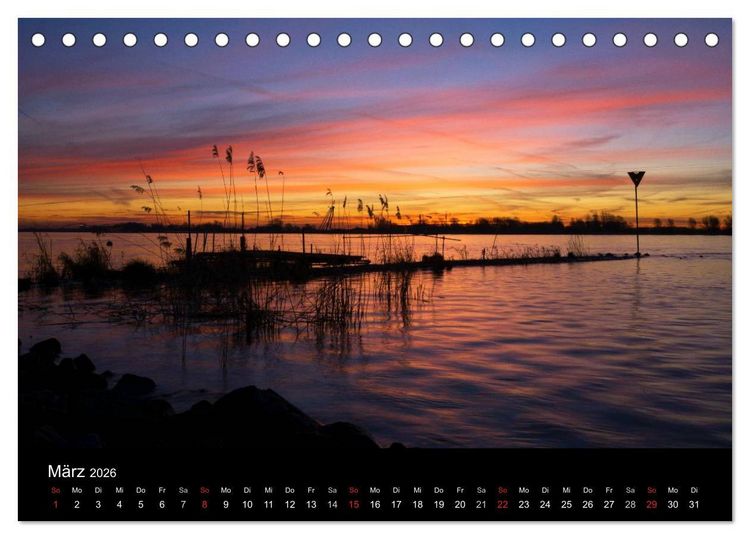 Produktbild: HOLL&Auml;NDISCHE LANDSCHAFTEN: ALBLASSERWAARD 2026 (Tischkalender 2026 DIN A5 quer), CALVENDO Monatskalender