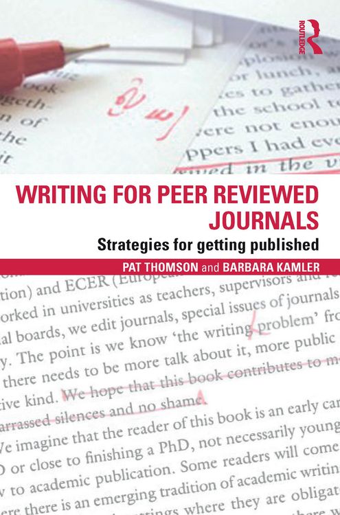 Produktbild: Writing for Peer Reviewed Journals