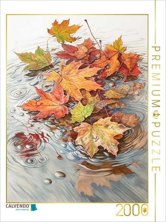 Produktbild: CALVENDO Puzzle Herbstbl&auml;tter | 2000 Teile Lege-Gr&ouml;&szlig;e 90x67cm Foto-Puzzle f&uuml;r gl&uuml;ckliche Stunden