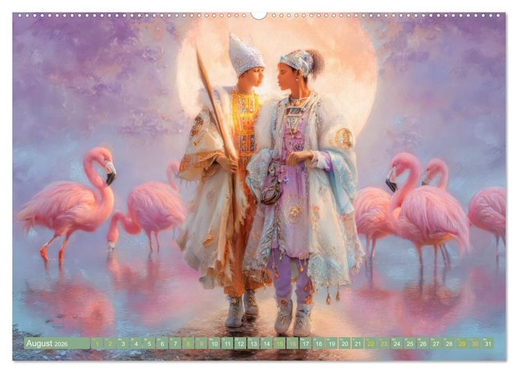 Produktbild: Imaginative Werke - Wunderbar m&auml;rchenhaft (hochwertiger Premium Wandkalender 2026 DIN A2 quer), Kunstdruck in Hochglanz
