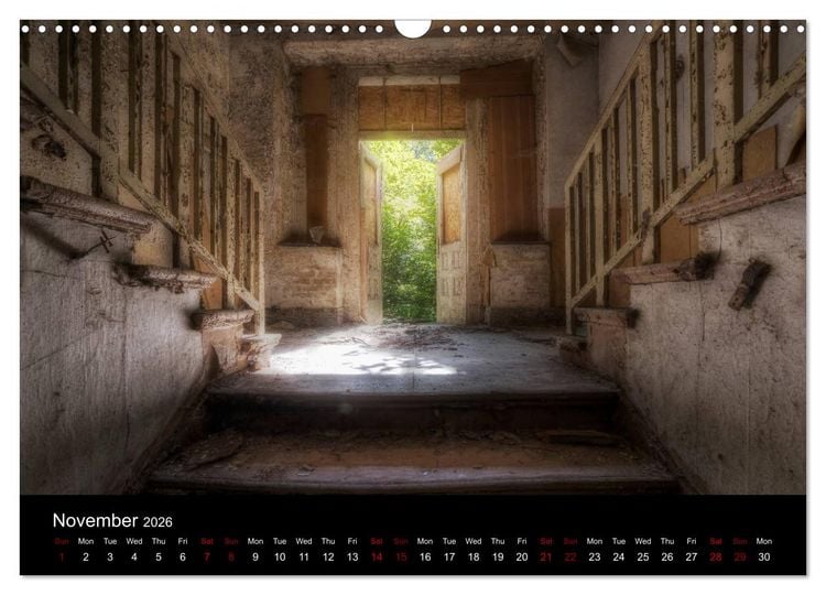Produktbild: Abandoned Places in Germany (Wall Calendar 2026 DIN A3 landscape), CALVENDO 12 Month Wall Calendar