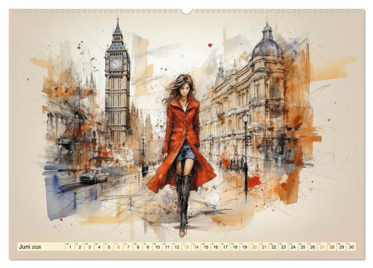 Produktbild: Mode Welt (hochwertiger Premium Wandkalender 2026 DIN A2 quer), Kunstdruck in Hochglanz