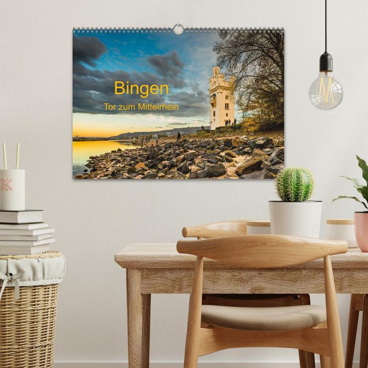 Produktbild: Bingen - Tor zum Mittelrhein (Wandkalender 2026 DIN A3 quer), CALVENDO Monatskalender