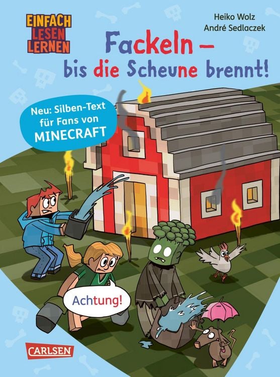 Produktbild: Minecraft Silben-Geschichten: Fackeln - bis die Scheune brennt!