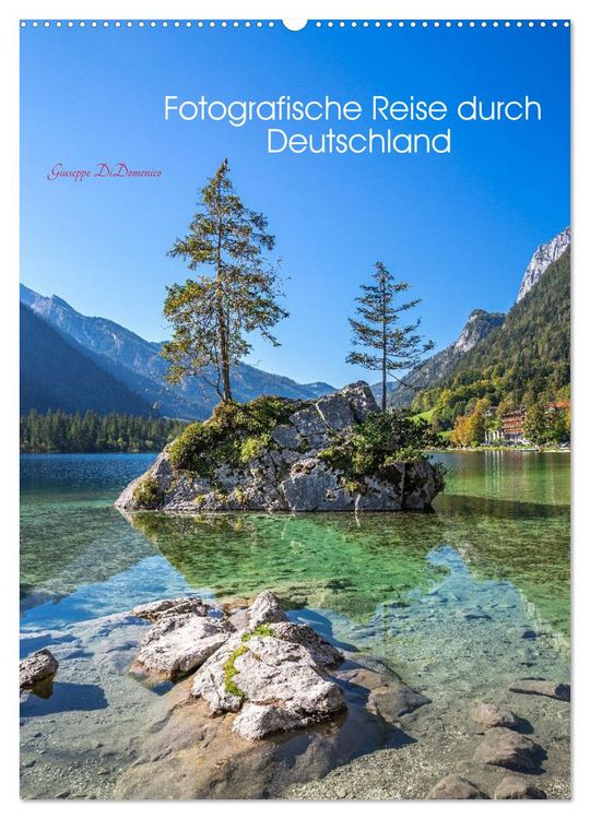 Produktbild: Fotografische Reise durch Deutschland (Wandkalender 2026 DIN A2 hoch), CALVENDO Monatskalender