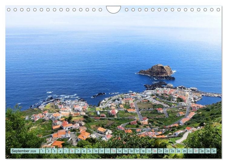 Produktbild: THE ISLAND OF MADEIRA (Wall Calendar 2026 DIN A4 landscape), CALVENDO 12 Month Wall Calendar