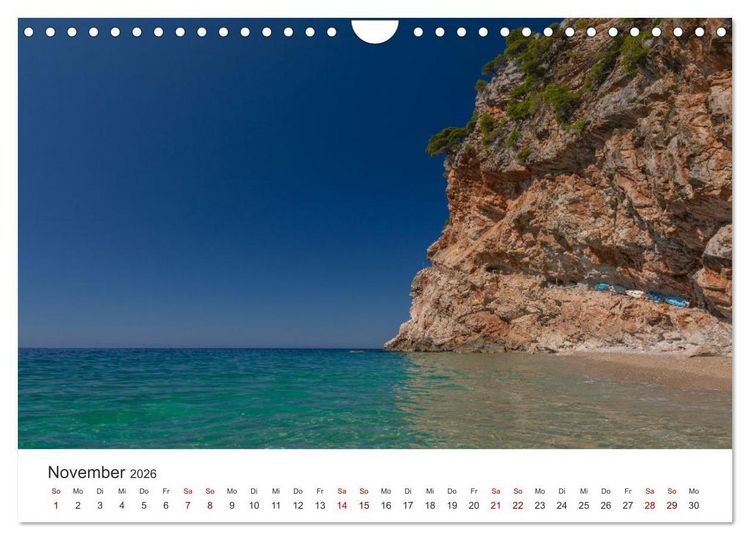 Produktbild: Wo die Wellen tanzen (Wandkalender 2026 DIN A4 quer), CALVENDO Monatskalender