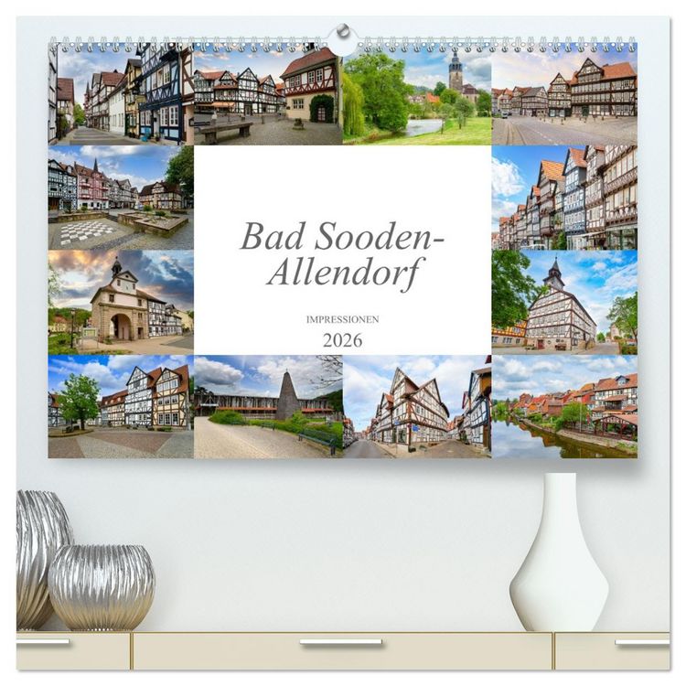 Produktbild: Bad Sooden-Allendorf Impressionen (hochwertiger Premium Wandkalender 2026 DIN A2 quer), Kunstdruck in Hochglanz