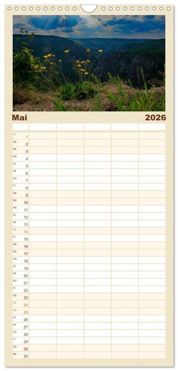 Produktbild: Familienplaner 2026 - Harzer Impressionen mit 5 Spalten (Wandkalender, 21 x 45 cm) CALVENDO