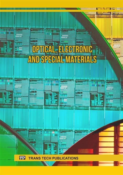 Produktbild: Optical, Electronic and Special Materials