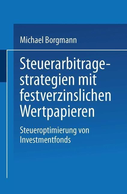 Produktbild: Steuerarbitragestrategien mit festverzinslichen Wertpapieren