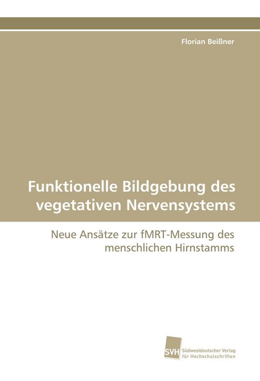 Produktbild: Funktionelle Bildgebung des vegetativen Nervensystems