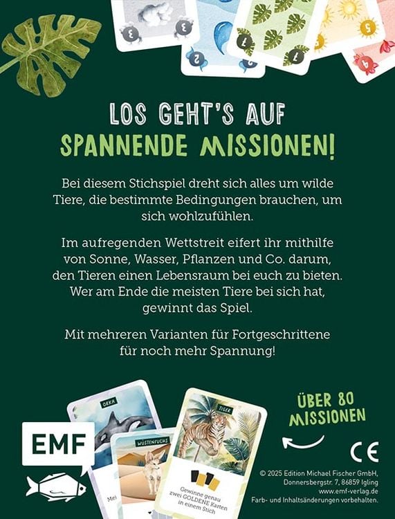 Produktbild: Kartenspiel: Mission: Wild Life