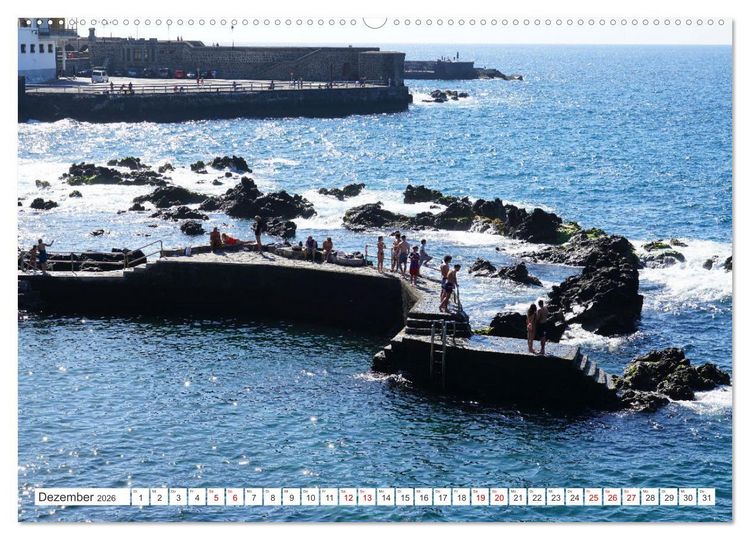 Produktbild: Puerto de la Cruz. Teneriffa Urlaub. (hochwertiger Premium Wandkalender 2026 DIN A2 quer), Kunstdruck in Hochglanz