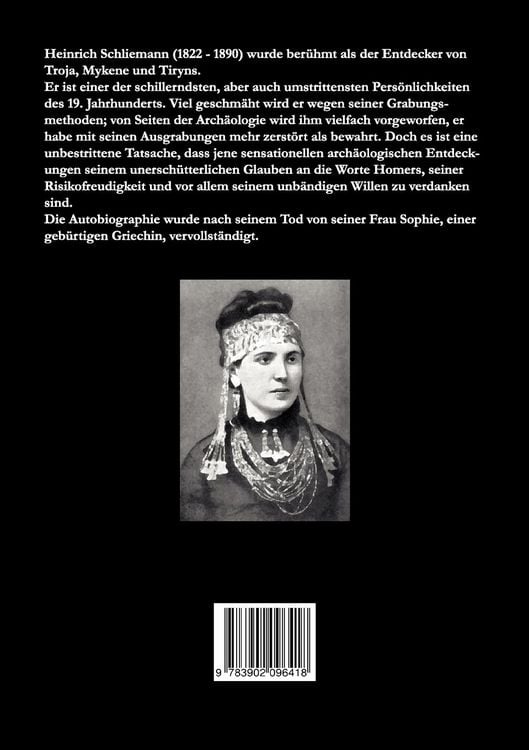 Produktbild: Heinrich Schliemann's Selbstbiographie