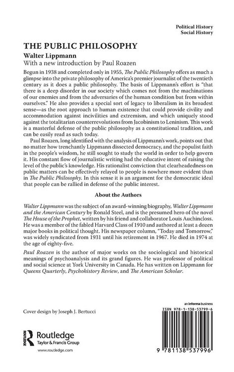 Produktbild: The Public Philosophy