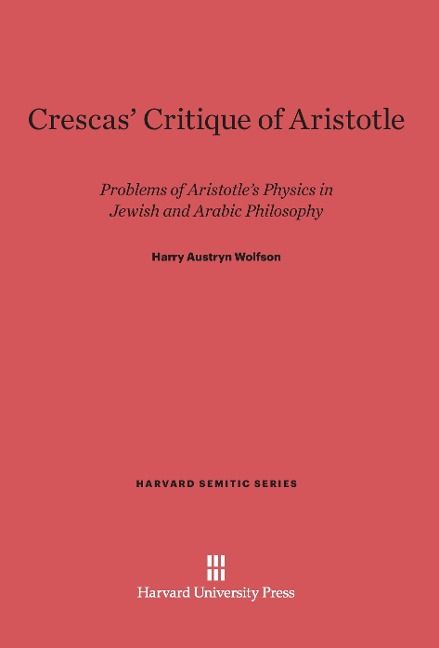 Produktbild: Crescas' Critique of Aristotle