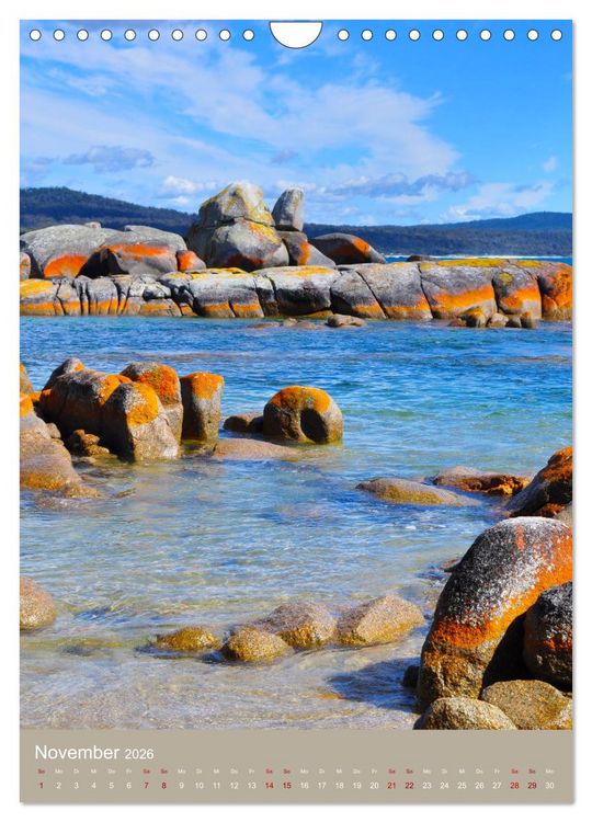 Produktbild: Erlebe mit mir Tasmanien (Wandkalender 2026 DIN A4 hoch), CALVENDO Monatskalender