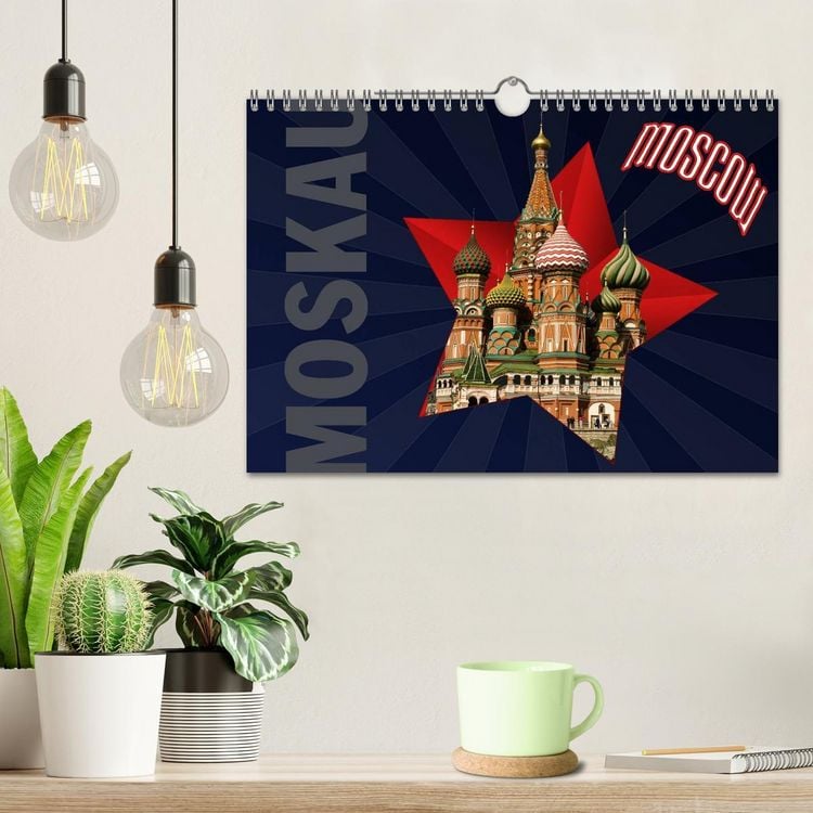 Produktbild: Moskau - Moscow (Wandkalender 2026 DIN A4 quer), CALVENDO Monatskalender