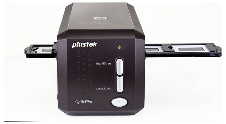 Produktbild: Plustek OpticFilm 8300i SE Filmscanner, Diascanner Staub- und Kratzerentfernung: Software Infrarot-Fernbedienung, LED-Beleuchtung