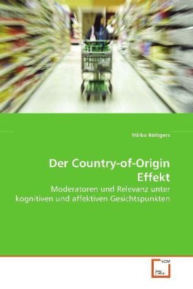 Produktbild: R&ouml;ttgers, M: Der Country-of-Origin Effekt