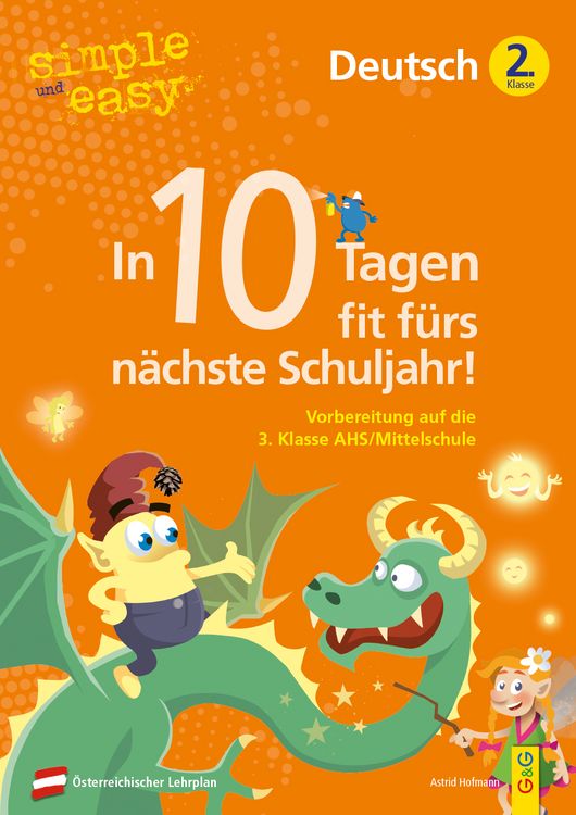 Produktbild: simple und easy In 10 Tagen fit f&uuml;rs n&auml;chste Schuljahr! Deutsch 2