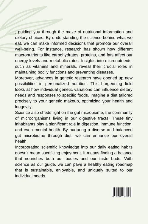Produktbild: The Science Behind Healthy Eating: A Journey from Research to Global Action