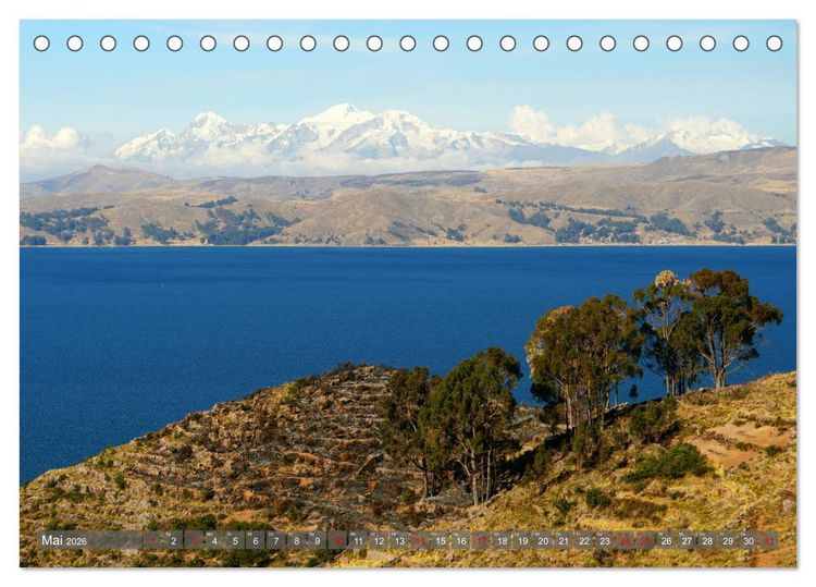 Produktbild: Bolivien - Eine Wanderreise (Tischkalender 2026 DIN A5 quer), CALVENDO Monatskalender