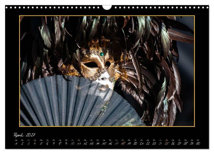 Produktbild: Venezianische Masken in Ludwigsburg (Wandkalender 2027 DIN A3 quer), CALVENDO Monatskalender