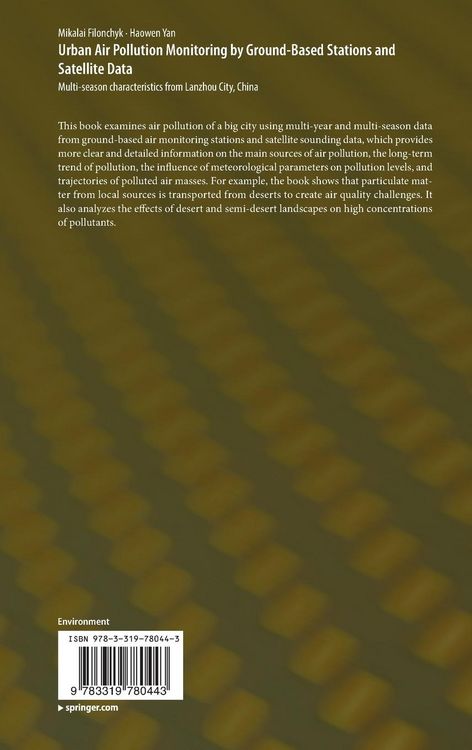 Produktbild: Urban Air Pollution Monitoring by Ground-Based Stations and Satellite Data