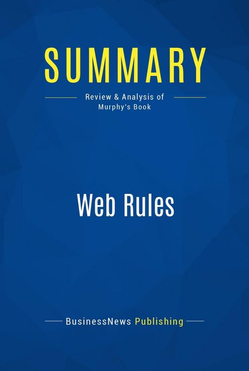 Produktbild: Summary: Web Rules