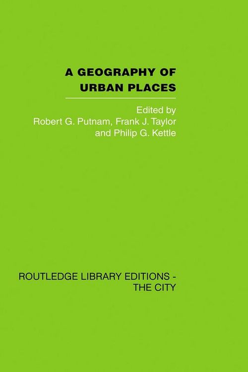 Produktbild: A Geography of Urban Places