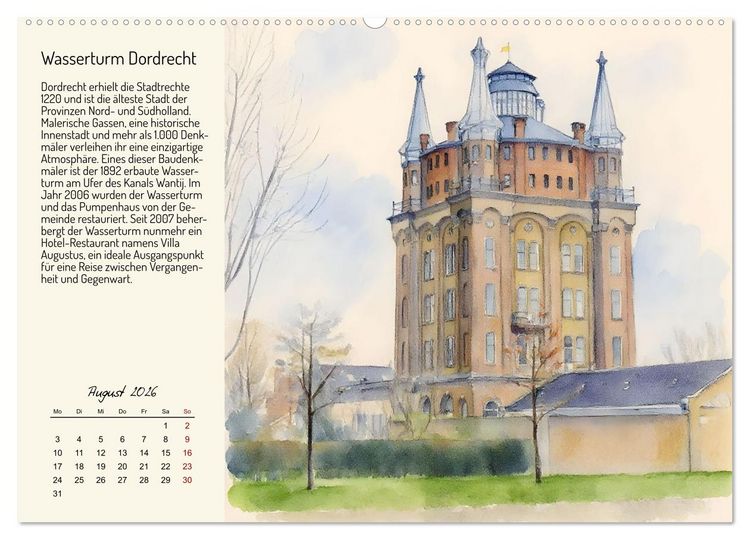 Produktbild: Romantische Reise durch die Niederlande (hochwertiger Premium Wandkalender 2026 DIN A2 quer), Kunstdruck in Hochglanz