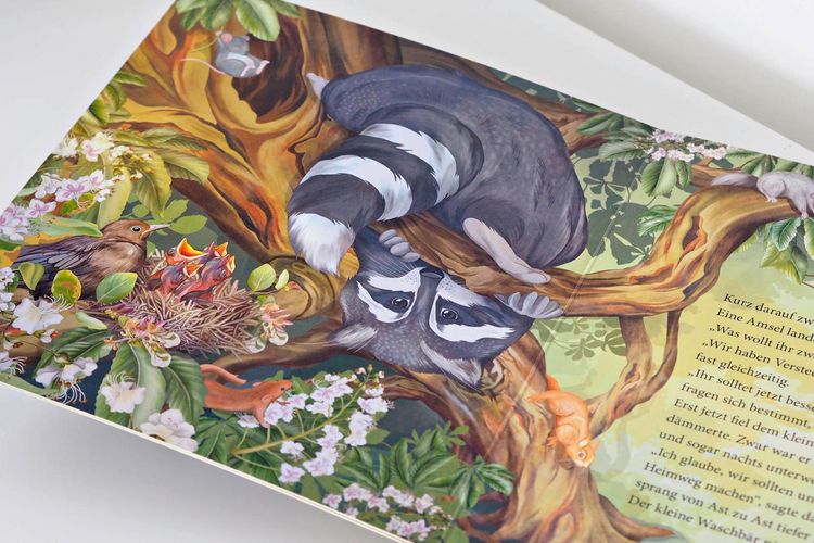 Produktbild: Schlaf gut, kleiner Waschb&auml;r &ndash; ein Bilderbuch f&uuml;r Kinder ab 2 Jahren