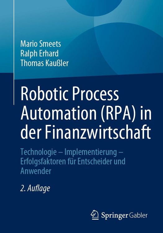 Produktbild: Robotic Process Automation (RPA) in der Finanzwirtschaft