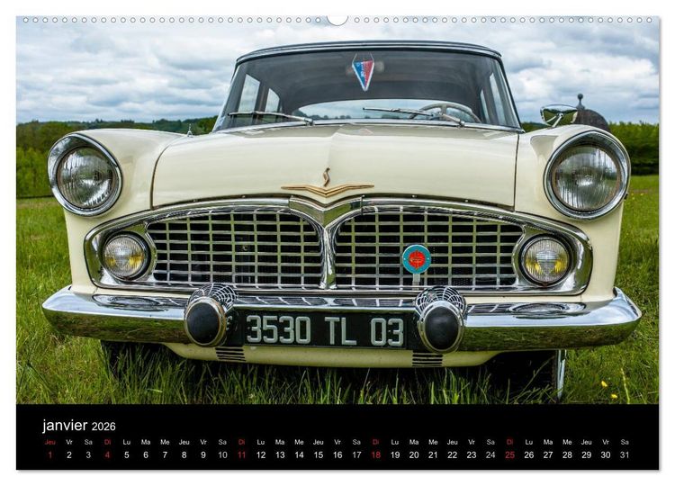Produktbild: AUTO MOBILE (Calendrier mural 2026 DIN A2 vertical) calendrier de bureau
