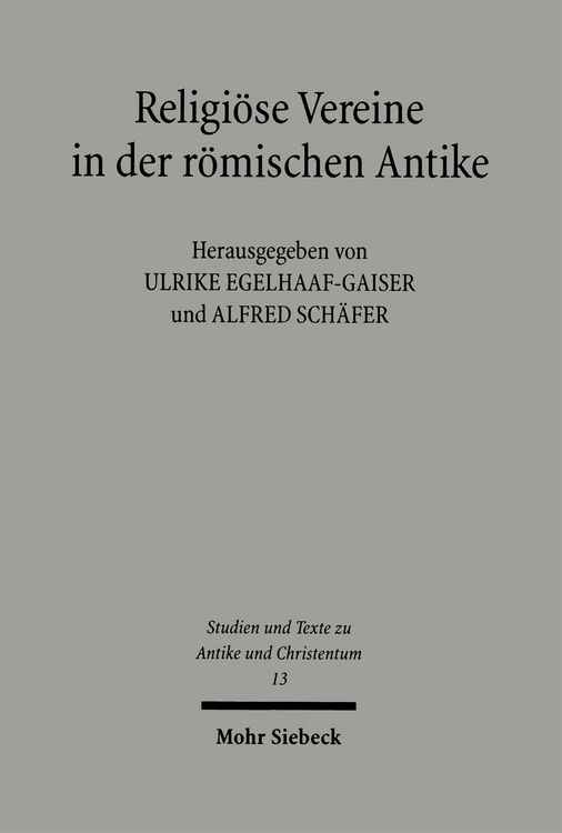 Produktbild: Religi&ouml;se Vereine in der r&ouml;mischen Antike