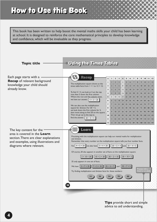 Produktbild: Mental Maths Practice Ages 7-9