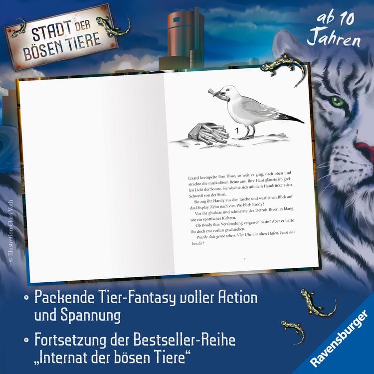 Produktbild: Stadt der b&ouml;sen Tiere, Band 1 - Die Burg