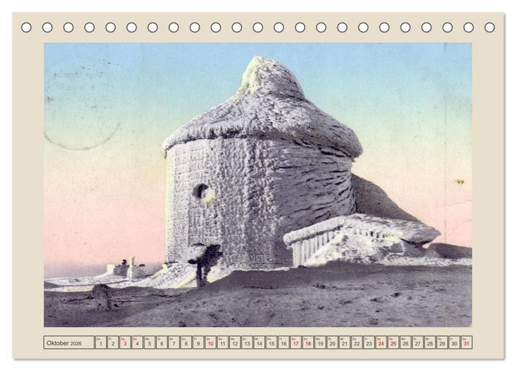 Produktbild: Gru&szlig; von der Schneekoppe (Tischkalender 2026 DIN A5 quer), CALVENDO Monatskalender