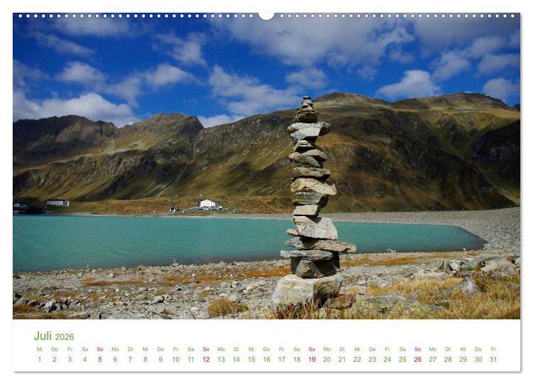 Produktbild: Bergwelt in &Ouml;sterreich (Wandkalender 2026 DIN A2 quer), CALVENDO Monatskalender