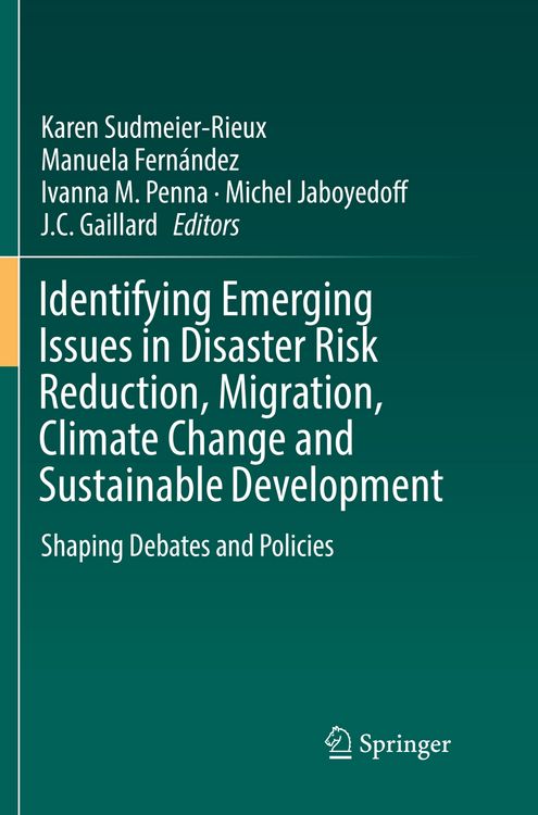 Produktbild: Identifying Emerging Issues in Disaster Risk Reduction, Migration, Climate Change and Sustainable Development