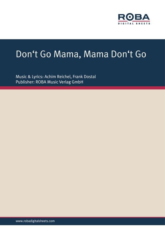 Produktbild: Don't Go Mama, Mama Don't Go