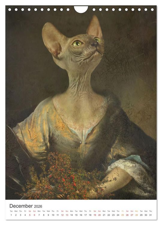Produktbild: Aristocrat Cats (Wall Calendar 2026 DIN A4 portrait), CALVENDO 12 Month Wall Calendar