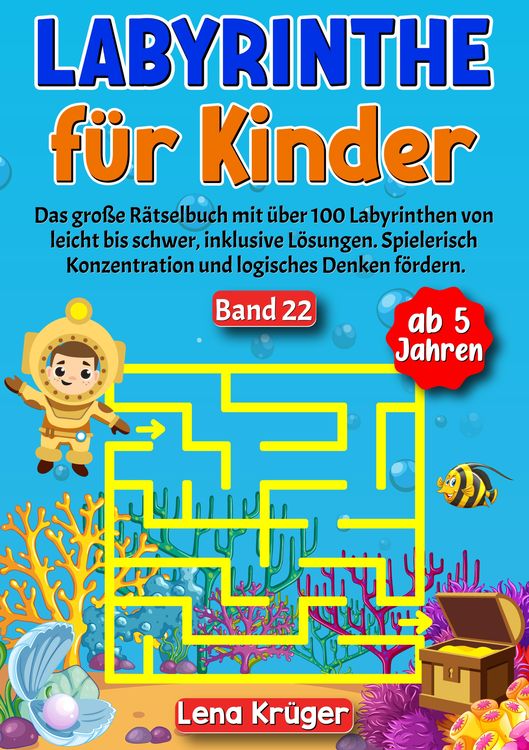 Produktbild: Labyrinthe f&uuml;r Kinder ab 5 Jahren - Band 22