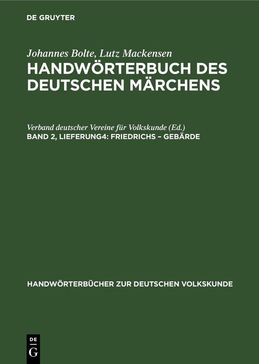 Produktbild: Friedrichs - Geb&auml;rde