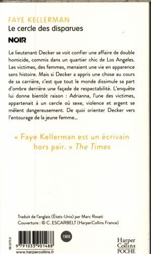 Produktbild: Le cercle des disparues