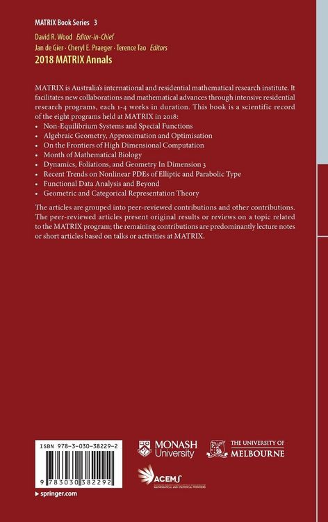 Produktbild: 2018 MATRIX Annals