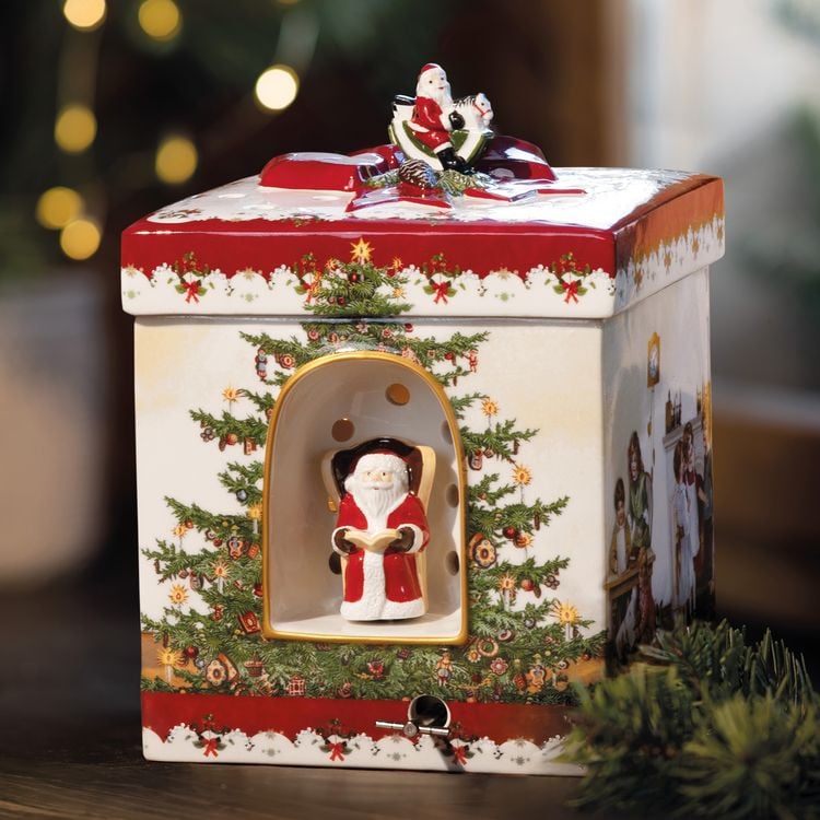 Produktbild: Villeroy & Boch Christmas Toys Spieluhr, Paket eckig, Kinder
