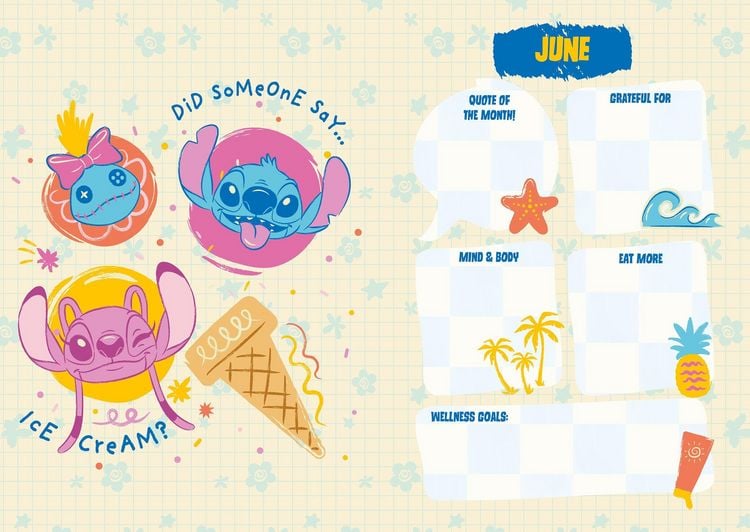 Produktbild: Disney Lilo und Stitch &ndash; A5-Tischkalender 2027